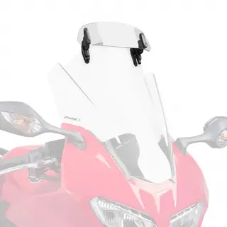 Puig Screen Deflector (Clip On for OEM Screen) | Klar |