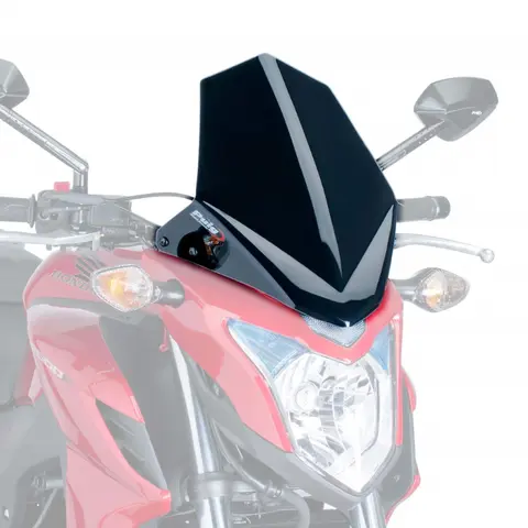 Puig Sport Screen | Black (Opaque) | Ho nda CB 500 F 2013&gt;2015