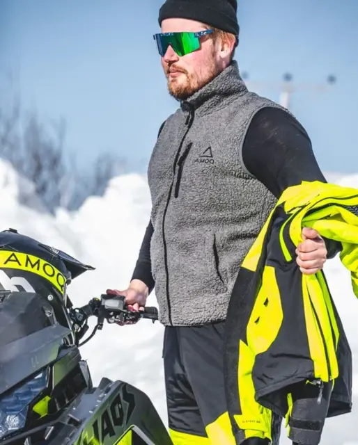 AMOQ Polar Fleecevest XS Mellomlag på banen, casual til hverdags 