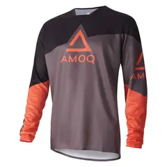 AMOQ Ascent Comp Crosstrøye XS Svart/Oransje