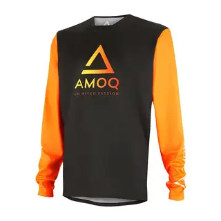 AMOQ Ascent Comp Crosstrøye Svart/Oransje