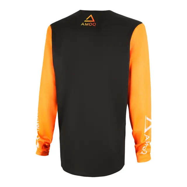 AMOQ Ascent Comp Crosstrøye S Svart/Oransje 