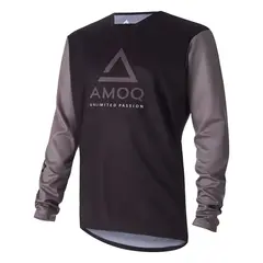 AMOQ Ascent Comp Crosstrøye XS Svart/Grå