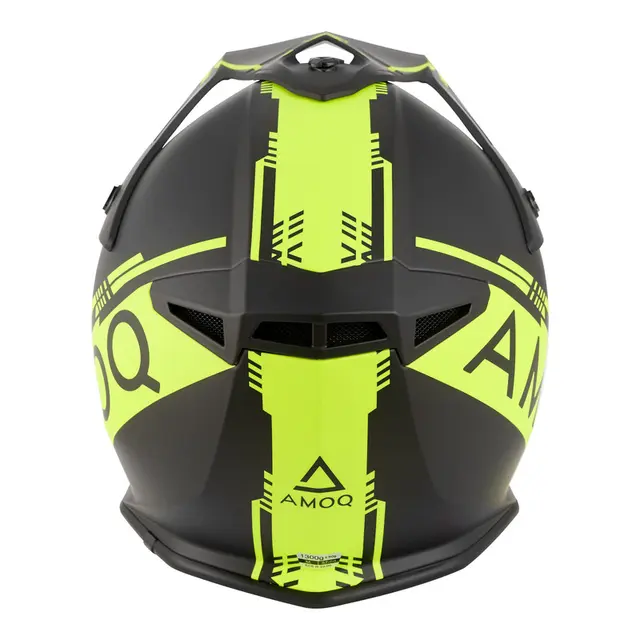 AMOQ Hjelm Meteor V2 L Sort / Gul 