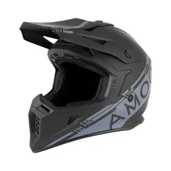 AMOQ Hjelm Meteor V2 M Sort / Gr&#229;