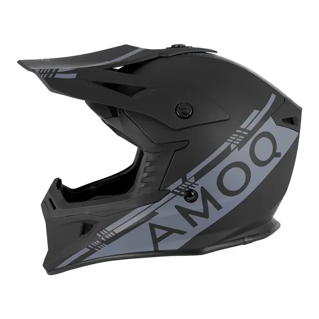 AMOQ Hjelm Meteor V2 M Sort / Grå 