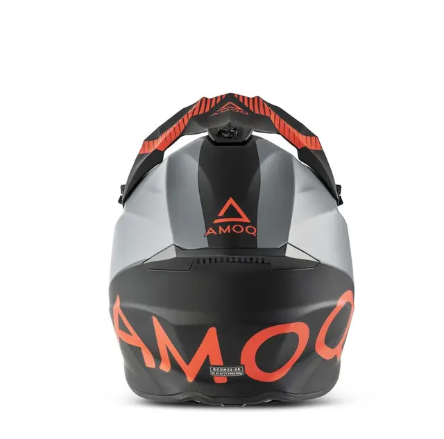 AMOQ Airframe Hjelm M Sort / Grå / Rød 