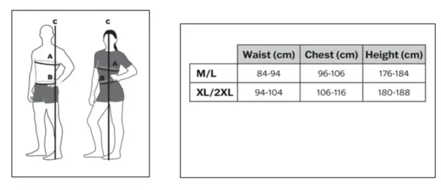 AMOQ Core Beskyttelsesvest M / L 