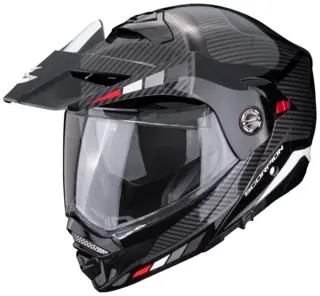 Scorpion ADX-2 hjelm Sort/Silver/R&#248;d