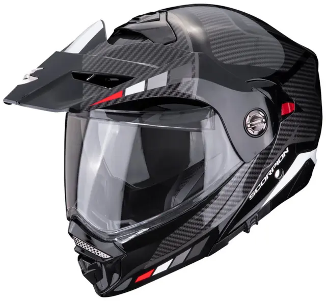 Scorpion ADX-2 hjelm M Sort/Silver/Rød 
