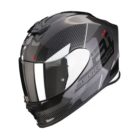 Scorpion EXO-R1 Evo air hjelm sort/grå/hvit