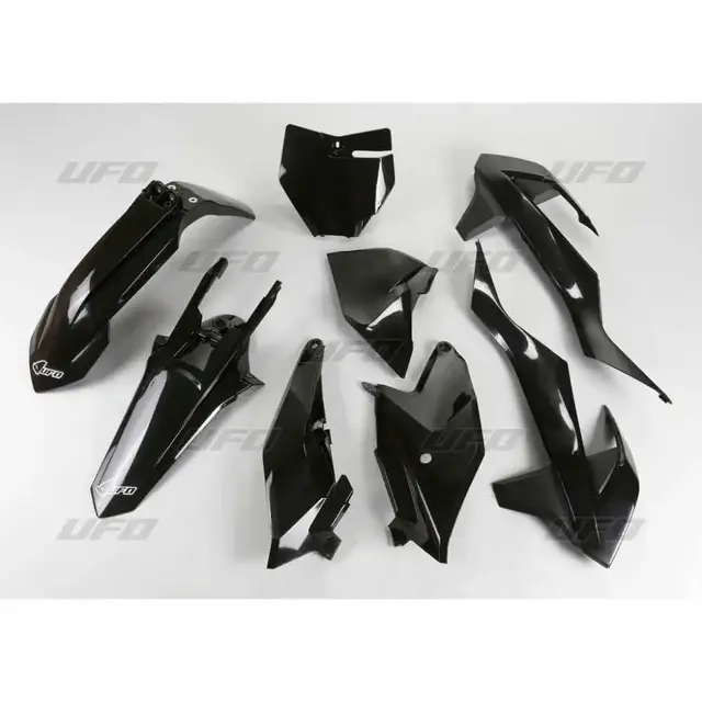 UFO Plastkit 5-deler Svart Ktm Sx85 18- / Husqvarna Tc 85 18- 