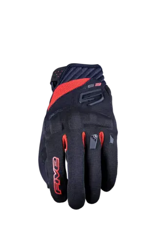 Five RS3 Evo Hansker Sort/R&#248;d