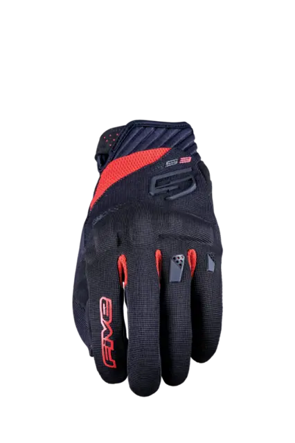 Five RS3 Evo Hansker M Sort/Rød 