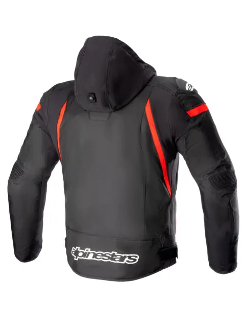 Alpinestars Zaca Motorsykkel Jakke S Sort/Rød 