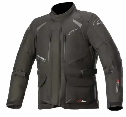 Alpinestars Andes V3 Motorsykkel Jakke Svart - Drystar/Vanntett