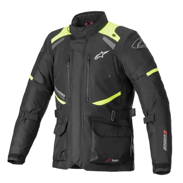 Alpinestars Andes V3 MC Jakke M Svart/Fluo Gul 