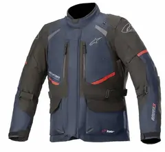 Alpinestars Andes V3 MC Jakke XL Blå - Vanntett Drystar