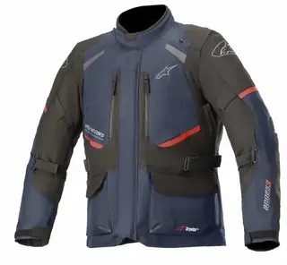 Alpinestars Andes V3 Motorsykkel Jakke Blå - Vanntett Drystar