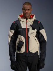 Alpinestars Mogress Jakke S Almond/Hot Orange