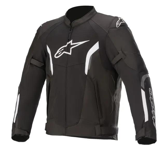 Alpinestars AST Air v2 MC Jakke L Svart/Hvit - Luftig Sommerjakke 