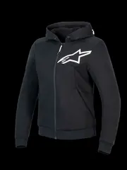Alpinestars Chrome V2 Hoodie Dame XL Sort/Hvit