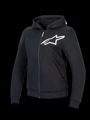 Alpinestars Chrome V2 Hoodie Dame Sort/Hvit