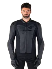 Alpinestars Faster v3 Skinnjakke 46 Sort