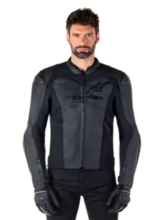 Alpinestars Faster v3 Skinnjakke Sort