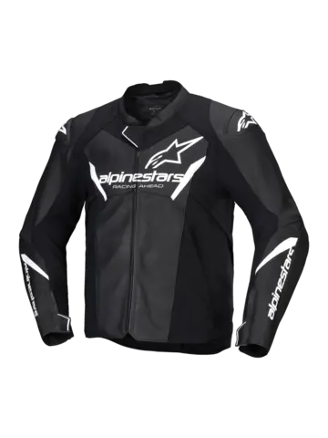 Alpinestars Faster V3 Skinnjakke Sort/Hvit