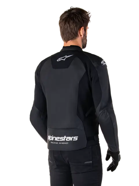 Alpinestars Faster V3 Skinnjakke 48 Sort/Hvit 