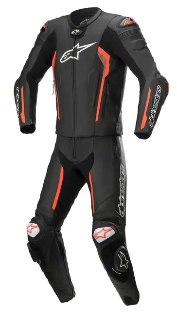 Alpinestars Missile V2 Skinndress 48 Svart/Rød - 2-Delt 