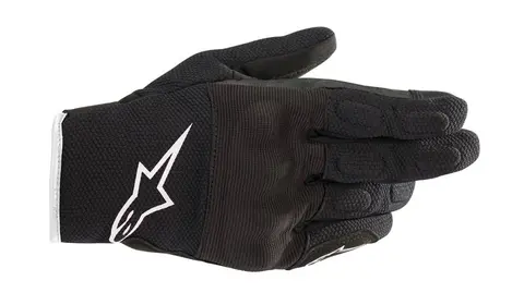 Alpinestars S Max MC-Hanske Dame Svart/Hvit - Vanntett Drystar