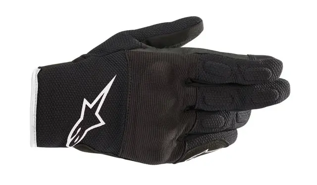 Alpinestars S Max MC-Hanske Dame Svart/Hvit - Vanntett Drystar 