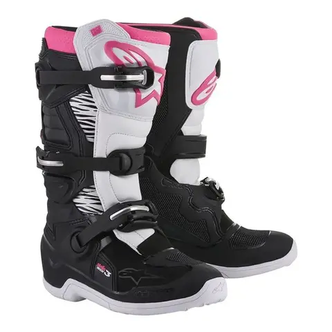 Alpinestars Stella Tech 3 St&#248;vler Sort/Hvit/Rosa