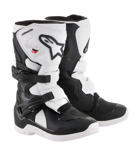 Alpinestars Tech 3S Støvler Barn 28 Svart/Hvit 