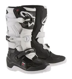 Alpinestars Tech 7S St&#248;vler Barn Svart/Hvit
