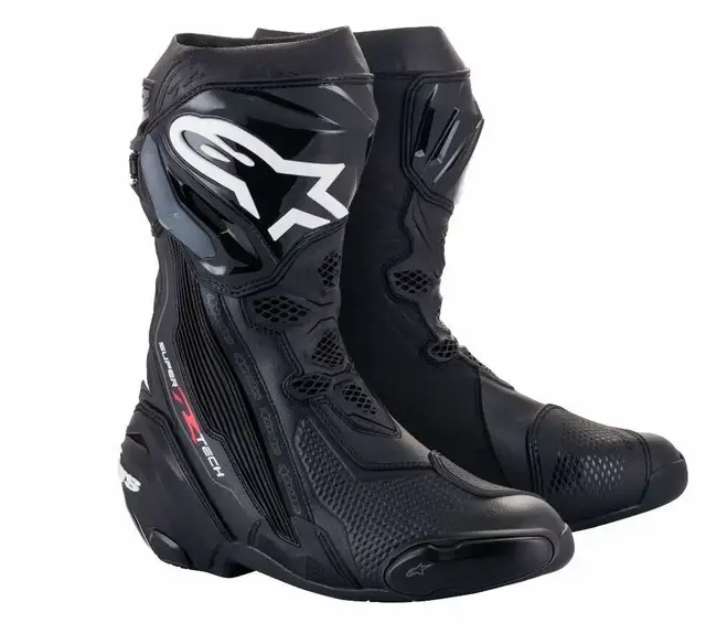Alpinestars Supertech R V2 MC-Støvel 41 Svart - Racing 