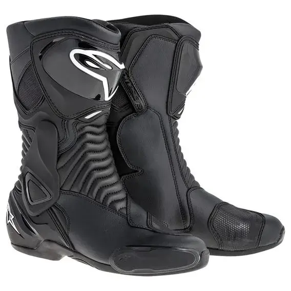 Alpinestars SMX 6 V2 Motorsykkel Støvel Svart - Sport Touring 