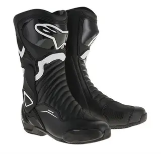 Alpinestars SMX 6 V2 Motorsykkel St&#248;vel Svart/Hvit - Sport Touring