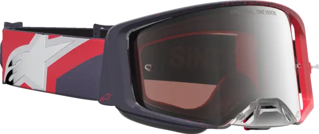 Alpinestars Supertech Hiten Briller Rød - Sølv speil 