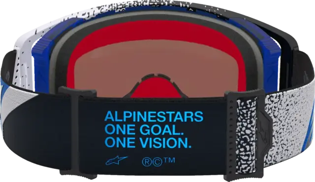 Alpinestars Supertech Hiten Briller Sølv - Blå speil 
