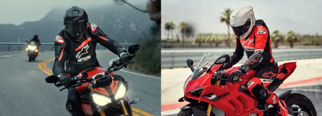 Alpinestars Supertech R10 Hjelm M Racinghjelm med karbonskall - Hvit/Sort 