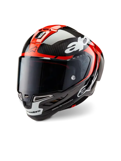 Alpinestars Supertech R10 Hjelm Sort/rød L 
