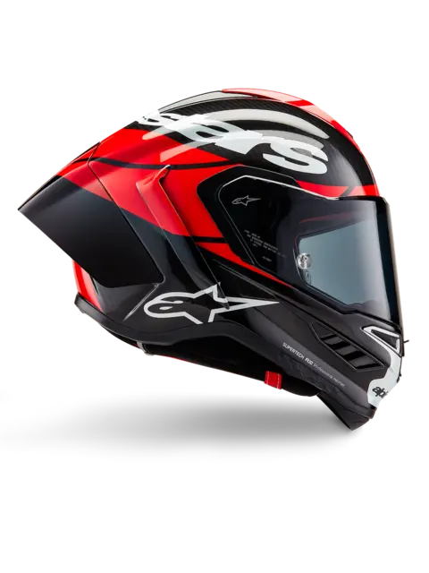 Alpinestars Supertech R10 Hjelm Sort/rød L 