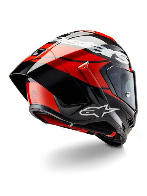 Alpinestars Supertech R10 Hjelm Sort/rød L 