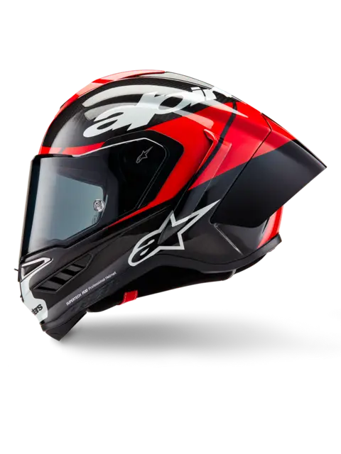 Alpinestars Supertech R10 Hjelm Sort/rød L 