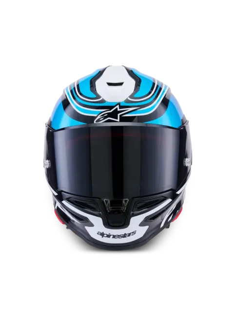 Alpinestars S-R7 Hjelm XS Zeal - Blå/Rosa/Hvit 