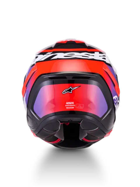 Alpinestars S-R7 Hjelm XS Lumen - Sort/Lilla/Rød 