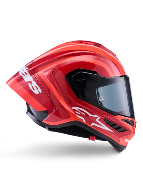 Alpinestars Supertech S-R10 Arius M Sort/Hvit/Double Red Glossy 